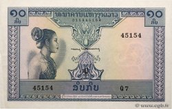 10 Kip LAOS  1962 P.10b