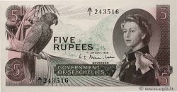 5 Rupees SEYCHELLES  1968 P.14a pr.NEUF