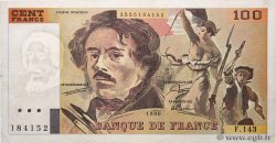 100 Francs DELACROIX imprimé en continu FRANCE  1990 F.69bis.01bF