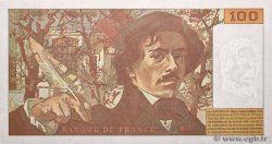 100 Francs DELACROIX 442-1 & 442-2 FRANKREICH  1995 F.69ter.02d ST