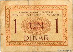 1 Dinar YOUGOSLAVIE  1919 P.012 B+