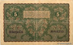 5 Marek POLOGNE  1919 P.024 TB