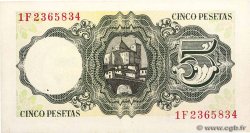 5 Pesetas ESPAGNE  1951 P.140a SUP