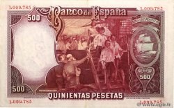 500 Pesetas ESPAGNE  1931 P.084 TTB+