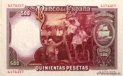 500 Pesetas ESPAGNE  1931 P.084 TTB+