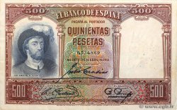 500 Pesetas ESPAGNE  1931 P.084