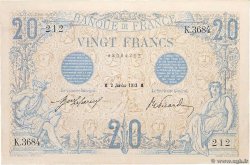 20 Francs BLEU FRANCIA  1913 F.10.03