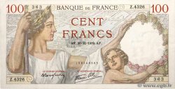 100 Francs SULLY FRANCIA  1939 F.26.16