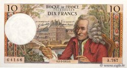 10 Francs VOLTAIRE FRANCE  1972 F.62.55