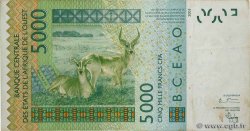 5000 Francs ESTADOS DEL OESTE AFRICANO  2004 P.417Db BC+
