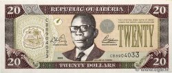 20 Dollars LIBERIA  2003 P.28a