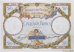 50 Francs LUC OLIVIER MERSON type modifié FRANCE  1933 F.16.04 XF+