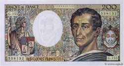 200 Francs MONTESQUIEU Modifié FRANCE  1994 F.70/2.01 UNC-
