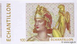 100 Francs CEZANNE, type Athéna Échantillon FRANCE  1994 Ec UNC
