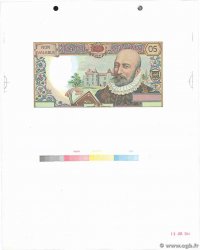 05 Francs MONTAIGNE échantillon Échantillon FRANCE  1987 EC.1987.01 AU+