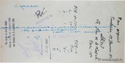 123280 Francs FRANCE regionalism and miscellaneous Pontoise 1943 Doc.Cheque AU
