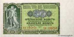 50 Korun Spécimen CZECHOSLOVAKIA  1953 P.085s