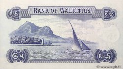 5 Rupees ISOLE MAURIZIE  1967 P.30c q.FDC