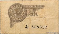 1 Rupee INDIA  1935 P.014b VG