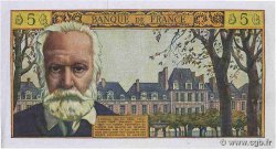 5 Nouveaux Francs VICTOR HUGO FRANCE  1962 F.56.12 XF-