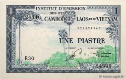 1 Piastre - 1 Dong INDOCHINE FRANÇAISE  1954 P.105