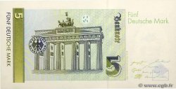 5 Deutsche Mark ALLEMAGNE FÉDÉRALE  1991 P.37 NEUF