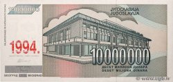 10000000 Dinara YOUGOSLAVIE  1994 P.144a NEUF