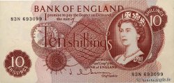 10 Shillings ANGLETERRE  1962 P.373b