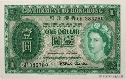 1 Dollar HONG KONG  1959 P.324Ab