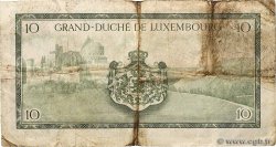 10 Francs LUXEMBOURG  1954 P.48a TB