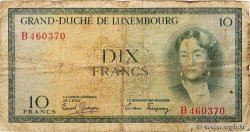 10 Francs LUXEMBOURG  1954 P.48a