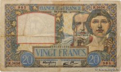 20 Francs TRAVAIL ET SCIENCE FRANCE  1941 F.12.13