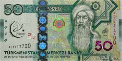 50 Manat Commémoratif TURKMÉNISTAN  2017 P.40