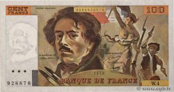 100 Francs DELACROIX modifié FRANCE  1978 F.69.01c