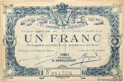 1 Franc FRANCE regionalism and miscellaneous Le Havre 1917 JP.068.18