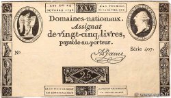 25 Livres FRANCE  1792 Ass.37a