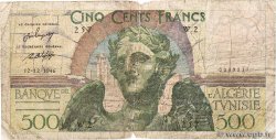 500 Francs TUNISIE 1946 P.25