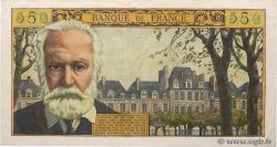 5 Nouveaux Francs VICTOR HUGO FRANCE  1960 F.56.05 VF+