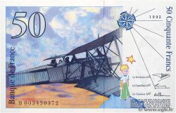 50 Francs SAINT-EXUPÉRY FRANCE  1992 F.72.01B AU+
