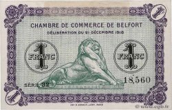 1 Franc FRANCE regionalism and miscellaneous Belfort 1918 JP.023.54