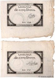 5 Livres Lot FRANCE  1793 Ass.46a