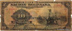 10 Bolivianos BOLIVIA  1929 P.114a