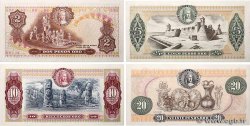 2 à 20 Pesos oro Lot COLOMBIE  1983 P.406f, P.407g, P.409d et P.413b pr.NEUF