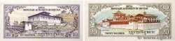10 et 20 Ngultrum Lot BHOUTAN  1986 P.15a et P.16a NEUF