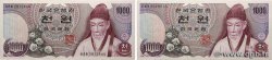 1000 Won Lot COREA DEL SUR  1975 P.44