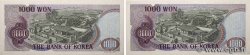 1000 Won Lot COREA DEL SUR  1975 P.44 SC+