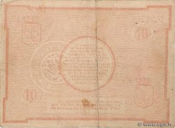10 Francs FRANCE regionalism and miscellaneous Lille 1914 JP.59-1604 VF+