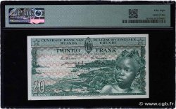20 Francs CONGO BELGE  1957 P.31 SPL