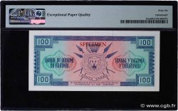 100 Francs Spécimen BURUNDI  1964 P.12s FDC