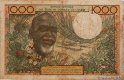 1000 Francs WEST AFRIKANISCHE STAATEN  1969 P.103Ag S